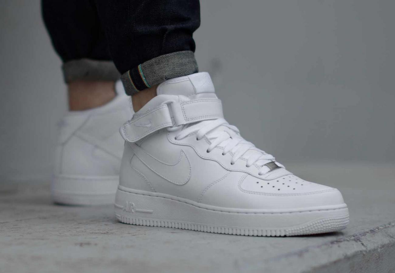 air force 1 mid blanche nike femme,Nike AIR FORCE 1 MID Blanc ...