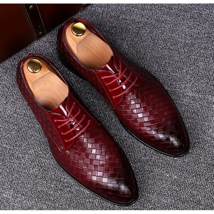 mocassin rouge femme pas cher